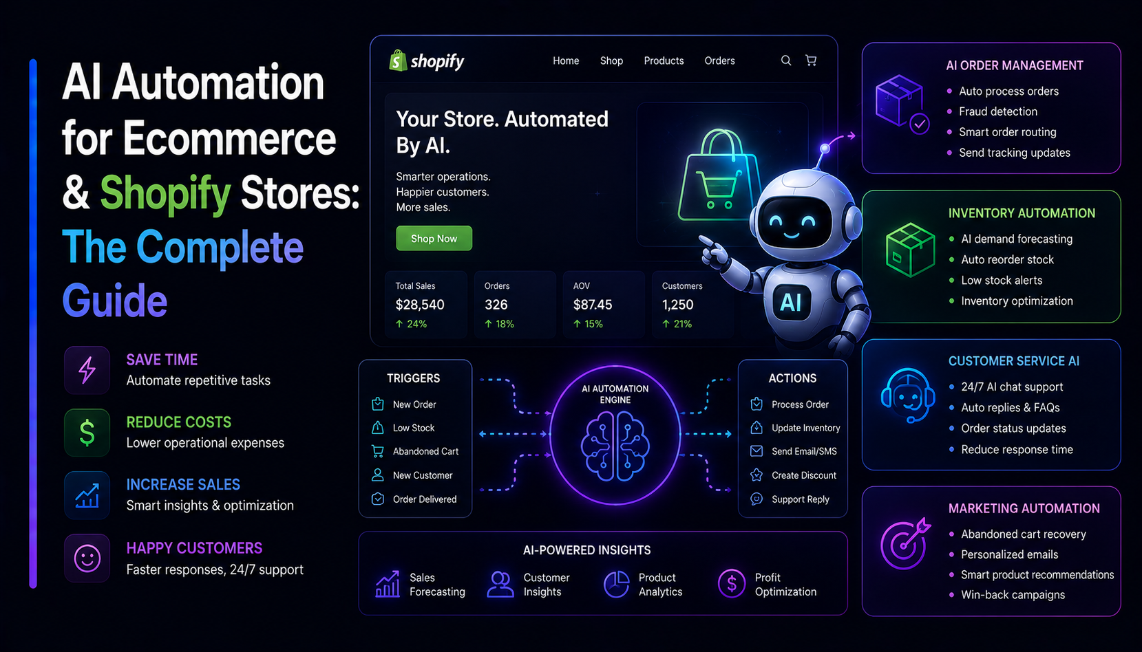 AI Automation for Ecommerce: 9 Shopify Workflows That Pay Off